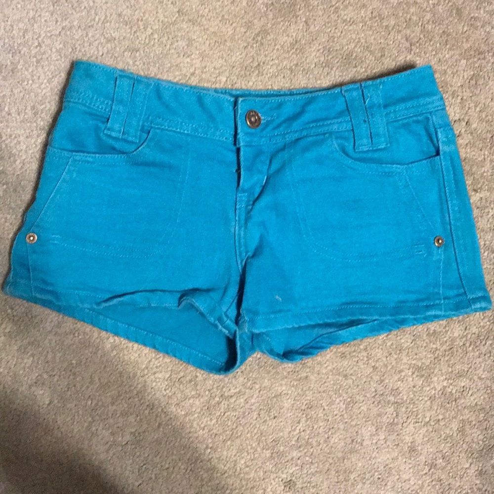 Blue shorts!